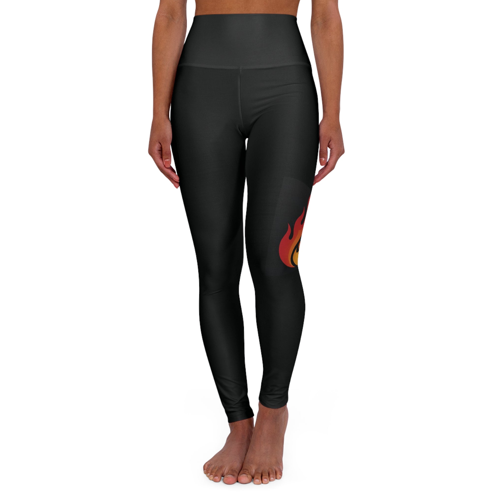 High Waisted Yoga Leggings (AOP)